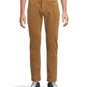 Paige Federal Slim Straight Fit Stretch Corduroy Pants