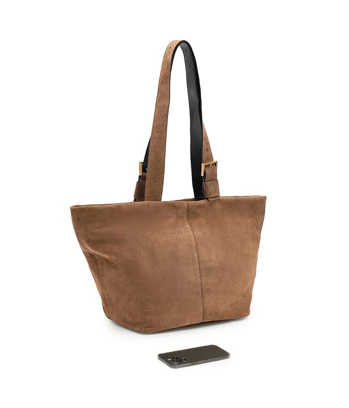 AllSaints Alba Suede Zip Tote - Image 3