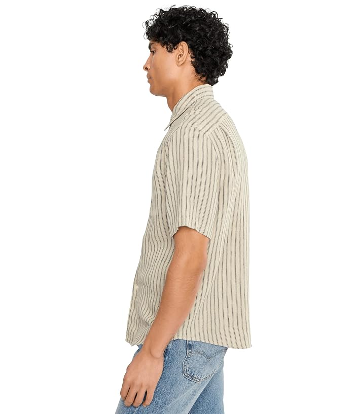 Vince Ballston Stripe Short Sleeve Hemp Shirt - Image 3