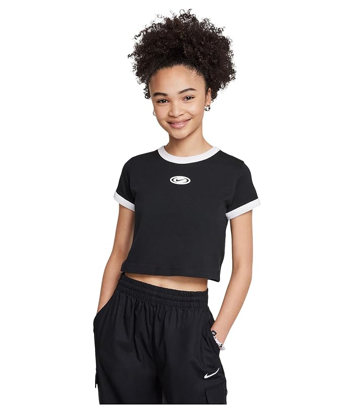 Nike Kids Sportswear Cropped T-shirt (Little Kid/Big Kid)