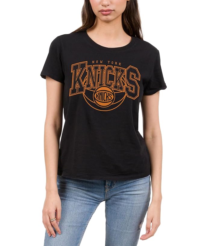 Junk Food Clothing NBA Officially Licensed Monochrome Logo Short Sleeve Fan Tee - Image 3