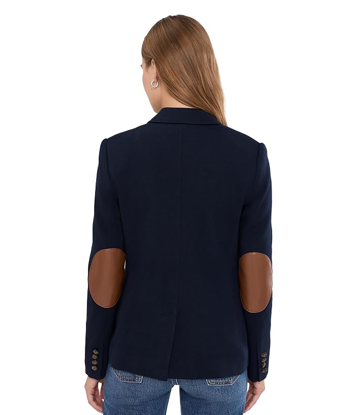 Lauren Ralph Lauren Petite Cotton Herringbone Jacquard Blazer - Image 4