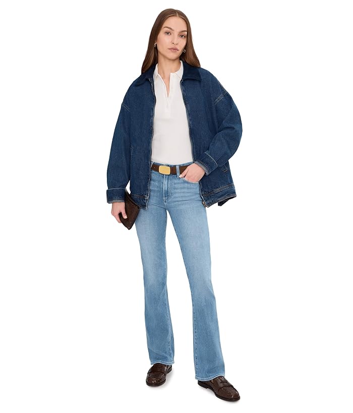 Paige 32" High-Rise Manhattan Bootcut in Vino Vibes - Image 2