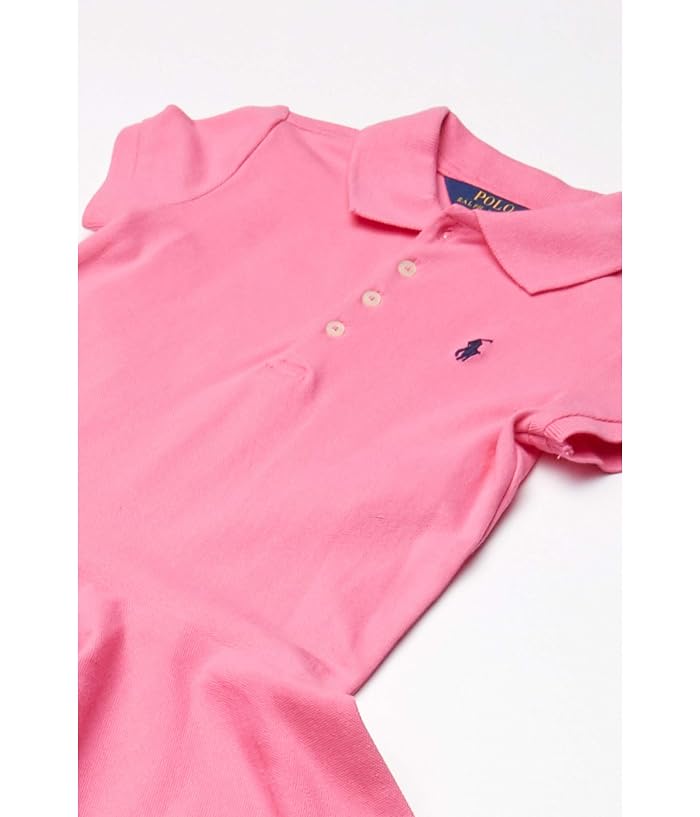 Polo Ralph Lauren Kids Short Sleeve Polo Dress (Little Kids) - Image 3