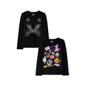 The Children's Place All Holidays 2-Pack Long Sleeve Graphic T-Shirt (Little Kid/Big Kid)