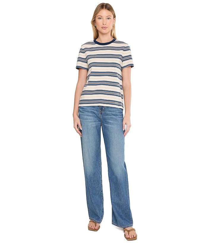 Madewell Stripe Perfect Crew Neck Tee - Image 2