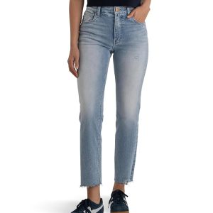 KUT from the Kloth Rachael High Rise Fab Ab Mom Raw Hem