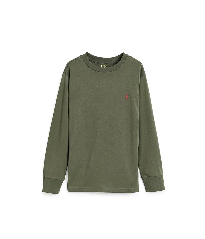 Polo Ralph Lauren Kids Cotton Jersey Long Sleeve Tee (Big Kid)
