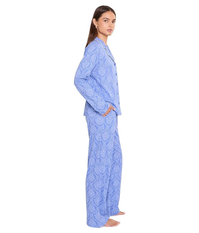 Karen Neuburger Two-Piece Long Sleeve Girlfriend Pajama Set - Image 2