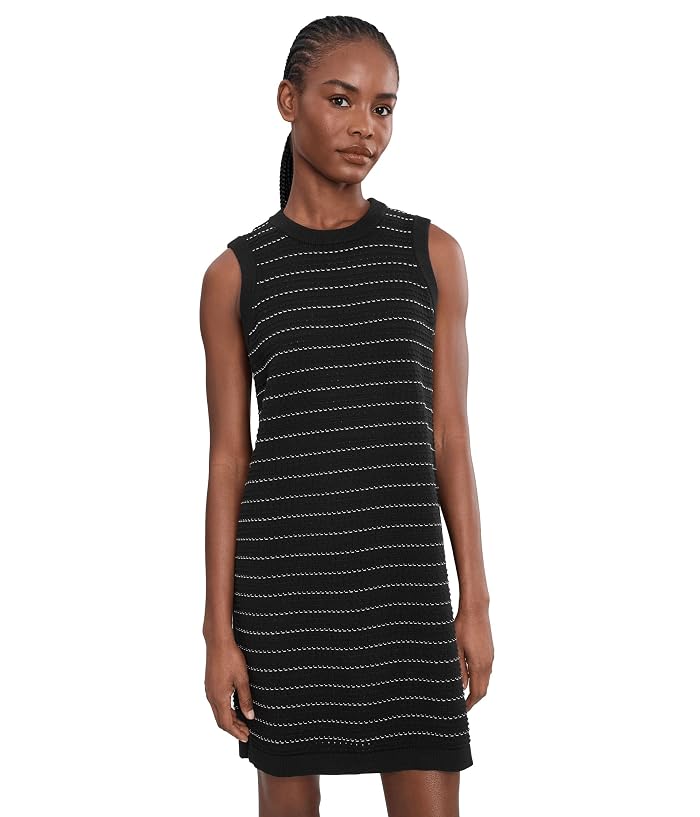 Varley Mindy Contrast Stitch Knit Dress