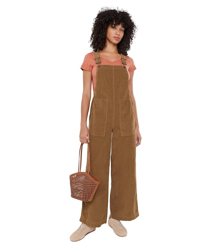 Toad&Co Cattail Cord Wide Leg Overalls - Image 2