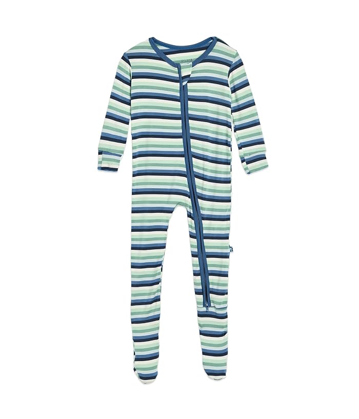 Kickee Pants Kids Print Footie with 2 Way Zipper (Infant) - Image 4