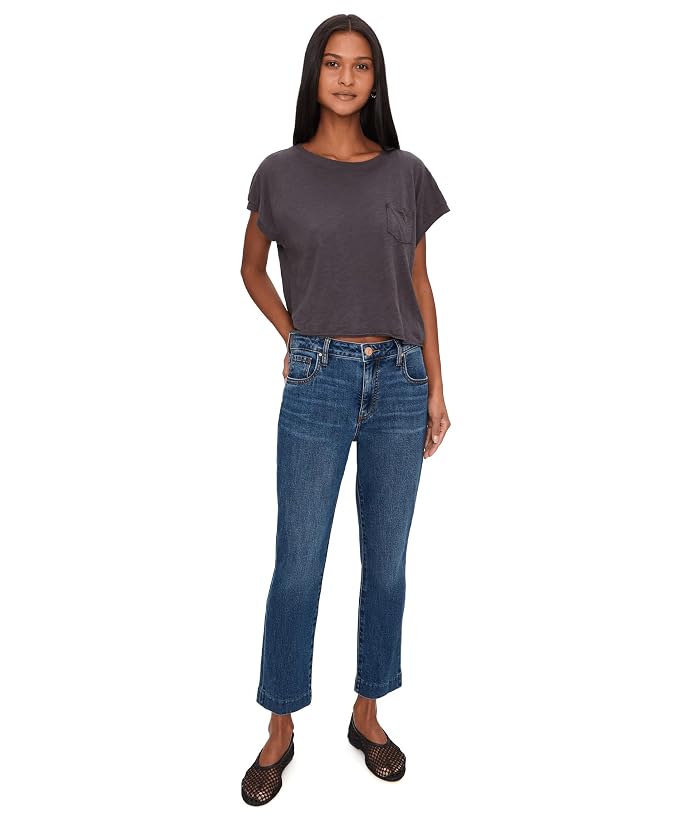 KUT from the Kloth Reese High-Rise Fab Ab Ankle Straight Blind Hem in Ultra - Image 2