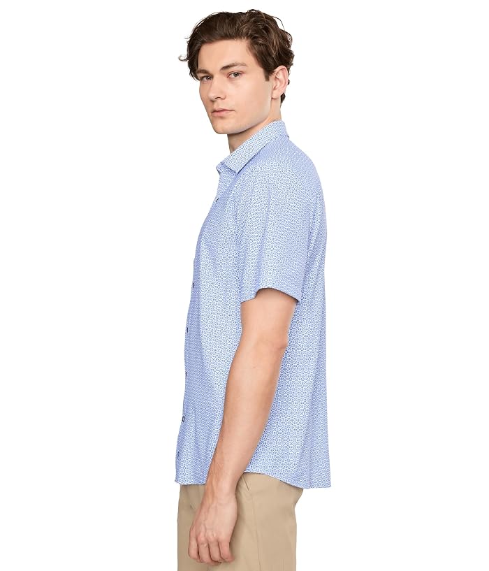 Johnston & Murphy XC+ Motion Short Sleeve Print Knit Shirt - Image 3
