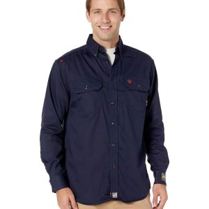Ariat Work FR Solid Long Sleeve Work Shirt