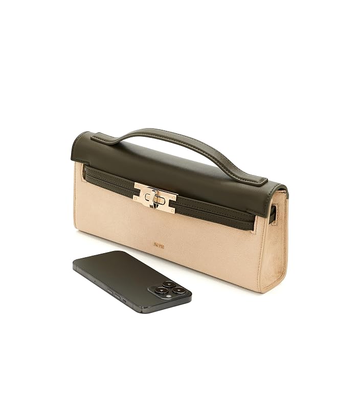 JW PEI Bria Faux Suede Structured Top Handle Bag - Image 3