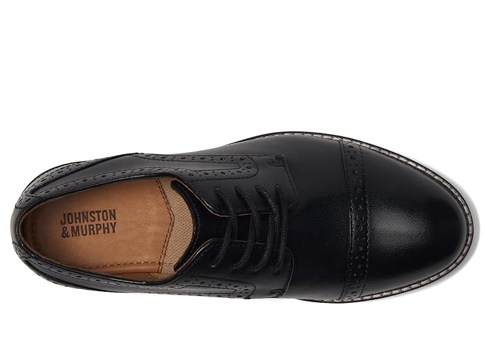 Johnston & Murphy Kids Conard Cap Toe (Little Kid/Big Kid) - Image 2