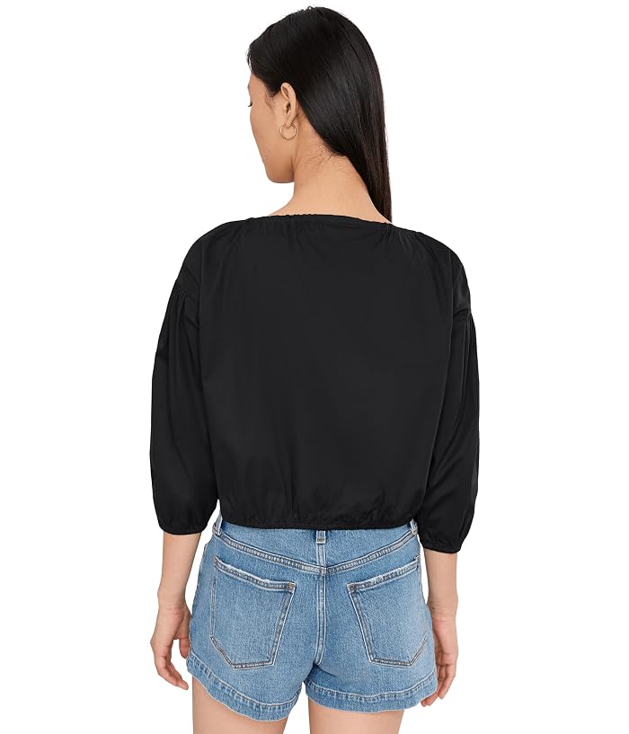 CeCe Long Sleeve Dropped Shoulder Bubble Top - Image 4