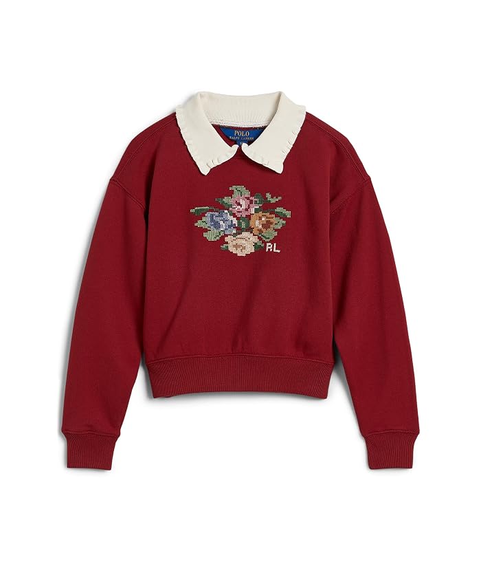 Polo Ralph Lauren Kids Collared Fleece Sweatshirt (Big Kid)