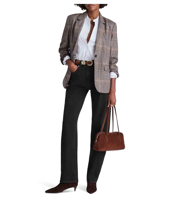 Madewell Balloon Jean In Black Frost - Image 4
