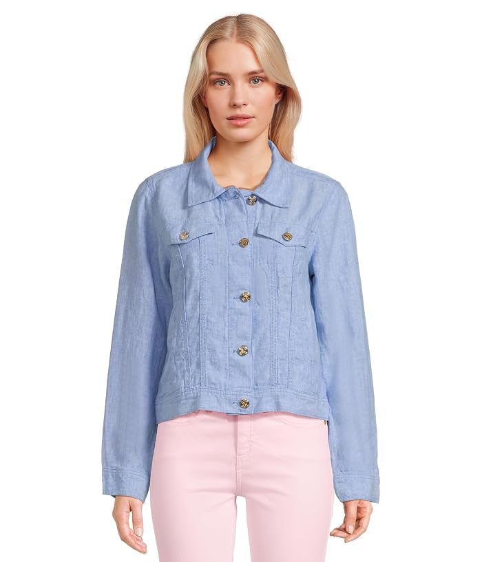 Lilly Pulitzer Seaspray Linen Jacket