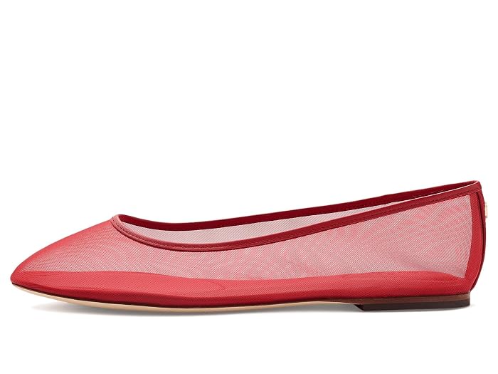 Lauren Ralph Lauren Jayna Leather-Trim Mesh Flats - Image 3