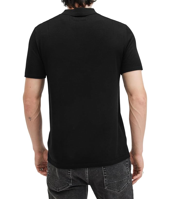 AllSaints Mode Merino Short Sleeve Polo - Image 2