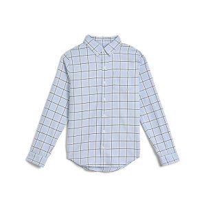 Janie and Jack Tattersol Twill Button-Down Shirt (Toddler/Little Kid/Big Kid)