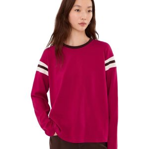 Faherty Sport Jersey Throwback Long Sleeve Tee