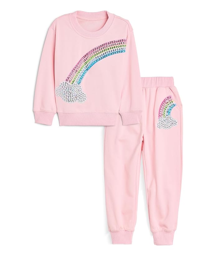 Lola and The Boys Rainbow Dreams Joggers Set (Toddler/Little Kid/Big Kid) - Image 4