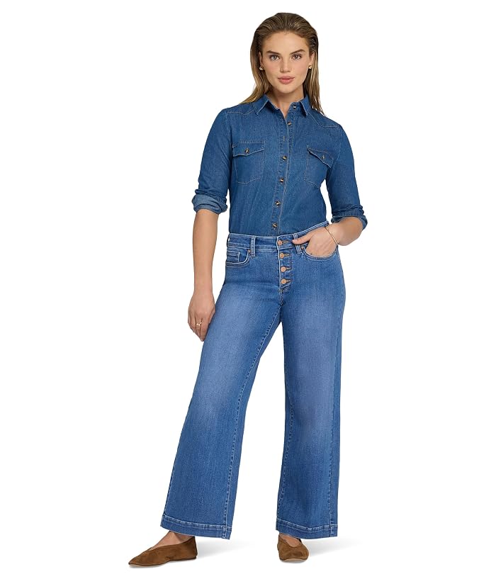 NYDJ Teresa Wide Leg Jeans in Blue Paradise - Image 2