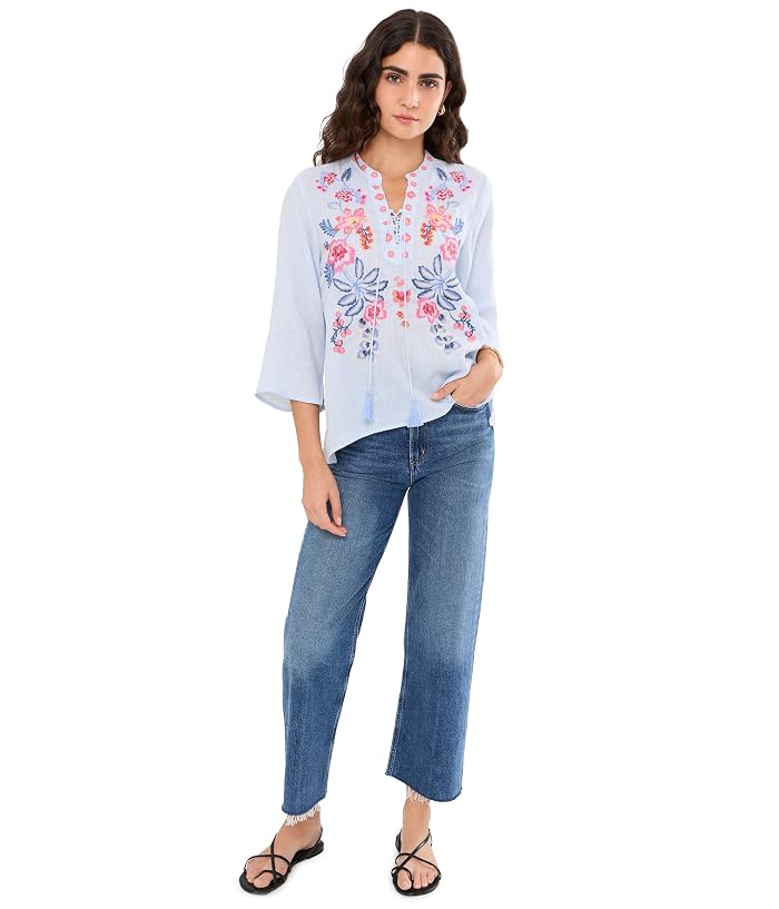 Johnny Was Tie Front Blouse - Lirielle - Image 2