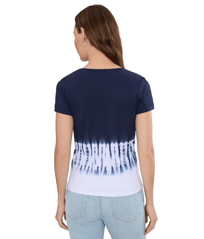 Lilla P Bamboo Dye Short Sleeve V-Neck - Image 4