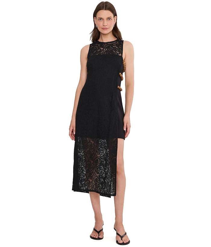 Adrianna Papell Shift Midi Knit Dress - Image 2