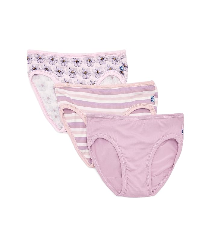 Kickee Pants Kids Print Girl's Underwear Set of 3 (Little Kid/Big Kid) - Image 4