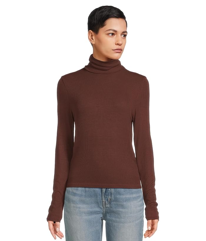 Michael Stars Tara Crop Turtleneck