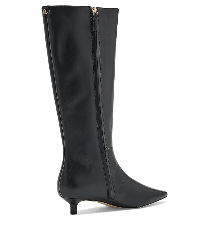 Lauren Ralph Lauren Francesca Calfskin Tall Boot Heels - Image 3