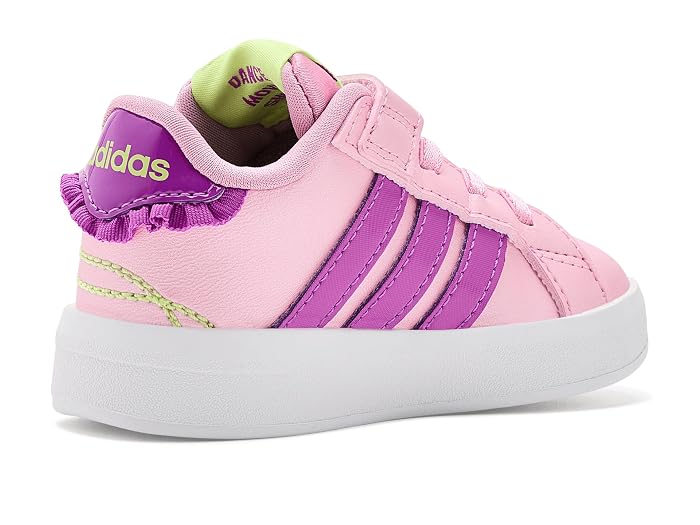 adidas Kids Grand Court 3.0 Elastic Lace & Strap (Infant/Toddler) - Image 3