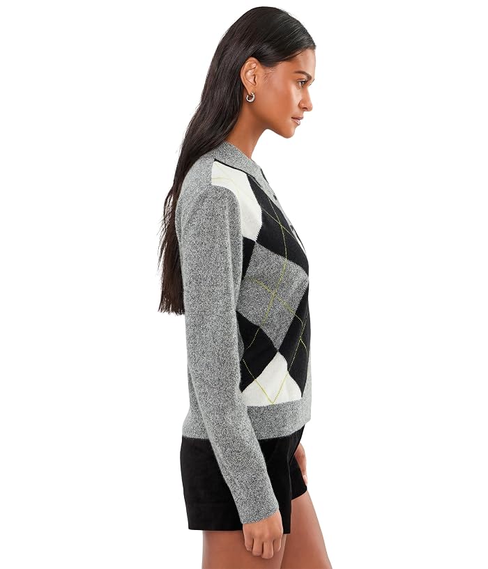 Joe's Jeans The Long Sleeve Cashmere Polo - Image 3