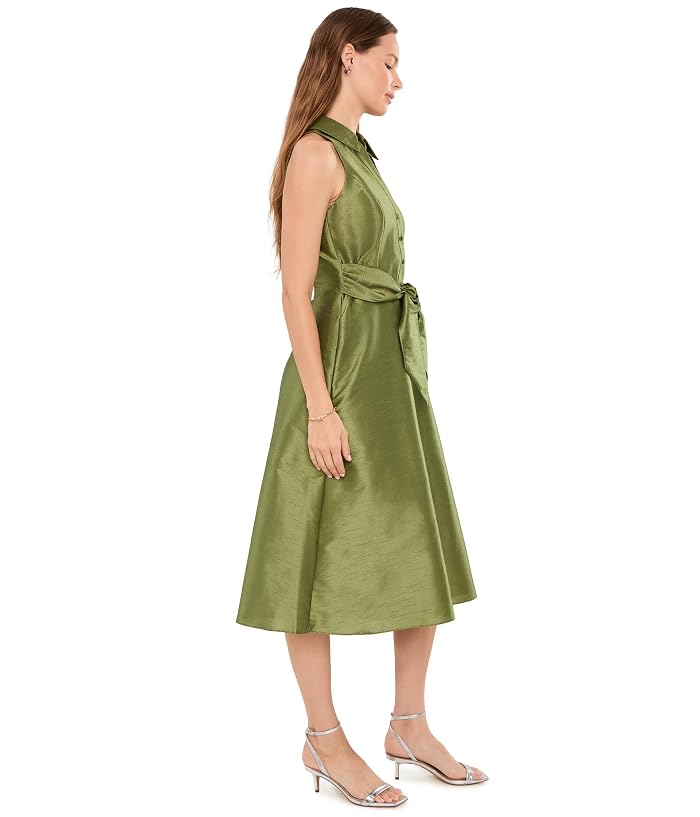 Adrianna Papell Tie Front Midi Dress - Image 3