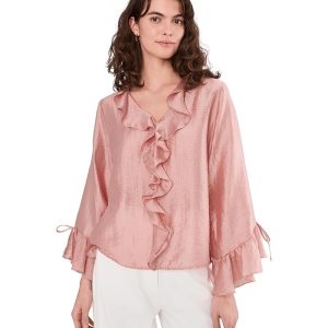 Vince Camuto Ruffle Sleeve and Center Front