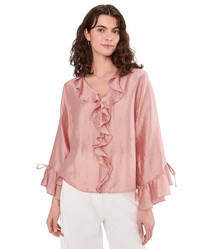 Vince Camuto Ruffle Sleeve and Center Front