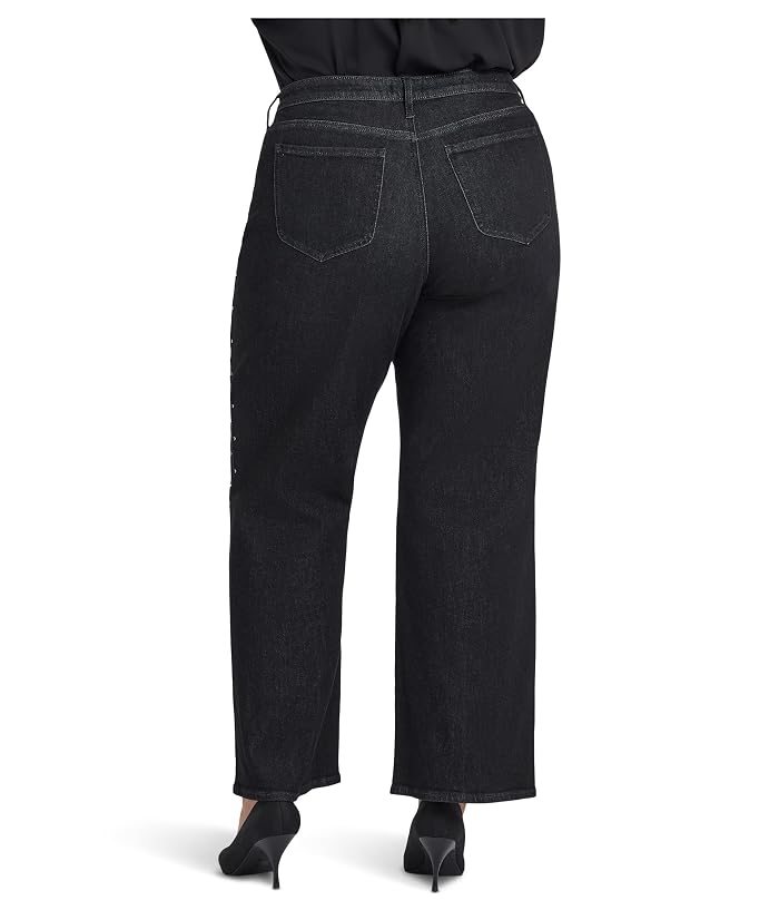 NYDJ Plus Size Teresa Rhinestone Jeans in French Nightfall - Image 2