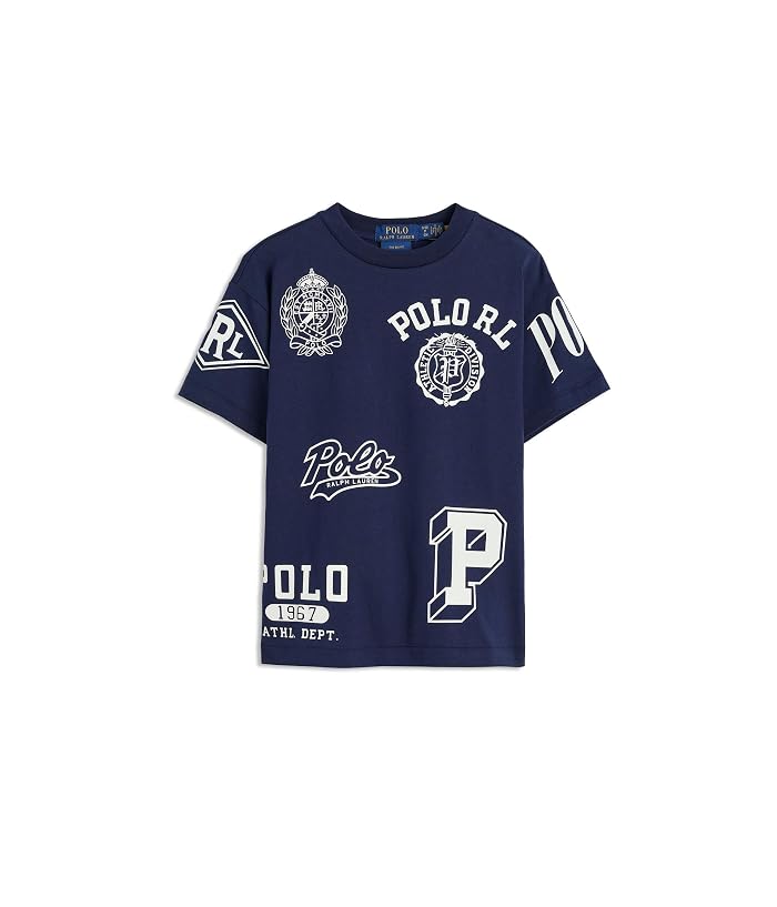 Polo Ralph Lauren Kids Big Fit Cotton Graphic Tee (Big Kid) - Image 4