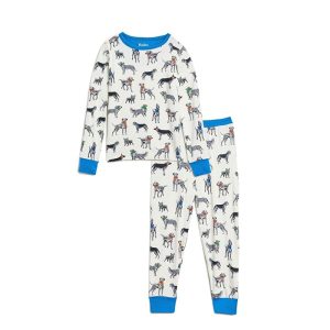Hatley Kids Bandana Dogs Bamboo Pajama Set (Toddler/Little Kid/Big Kid)