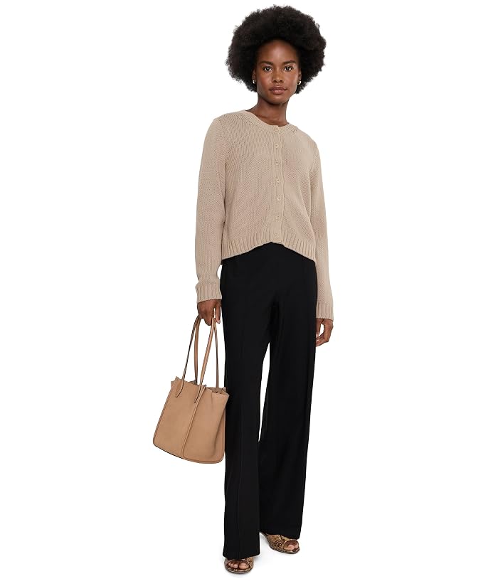 Eileen Fisher Peruvian Organic Cotton Cord Crew Neck Cardigan - Image 2