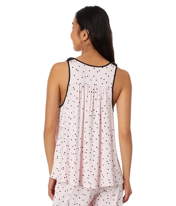 Kate Spade New York Scattered Dot Cropped PJ Set - Image 3