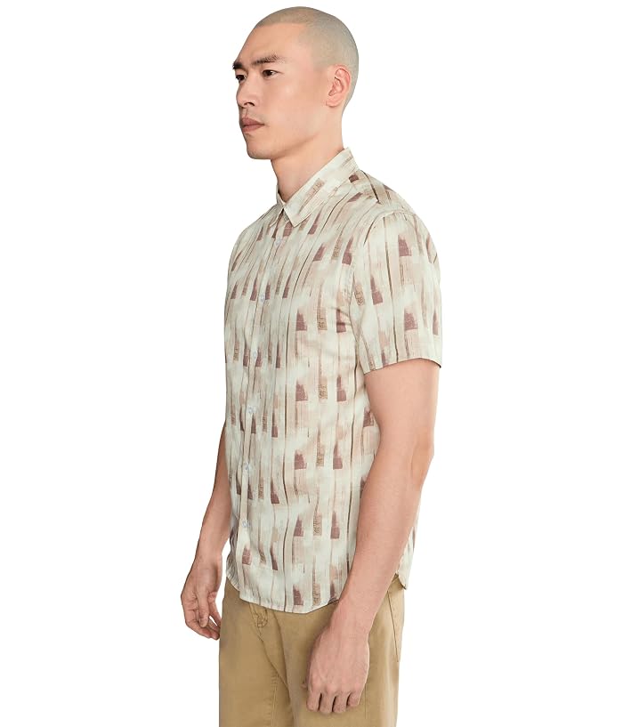 John Varvatos Sean Short Sleeve French Placket Shirt W780f26 - Image 3