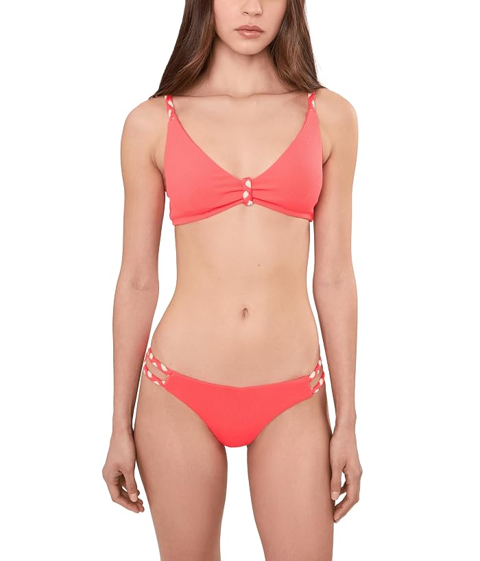 BECCA Modern Edge Rib Gidget Over The Shoulder Bralette - Image 2