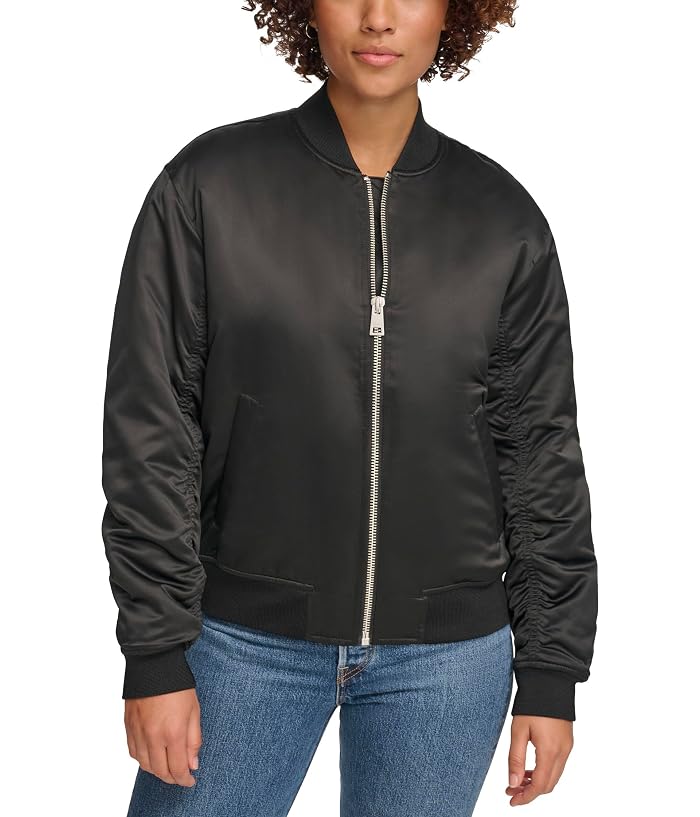 Levi's® Fashion Bomber with Ruching on Sleeves